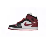 Air Jordan 1 Mid Alternate Bred Toe (Women's)  BQ6472-079 