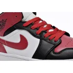 Air Jordan 1 Mid Alternate Bred Toe (Women's)  BQ6472-079 