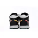 Air Jordan 1 Mid Alternate Swooshes Red Yellow (Women's)  BQ6472-063