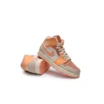 Air Jordan 1 Mid Apricot Orange (Women's)   DH4270-800