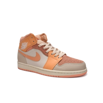 Air Jordan 1 Mid Apricot Orange (Women's)   DH4270-800 02