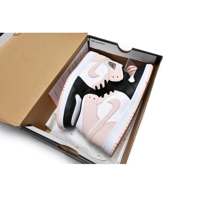 Air Jordan 1 Mid Arctic Orange Black Toe  554724-133 