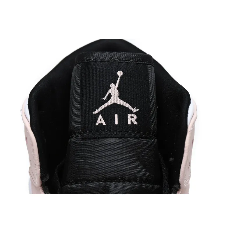 Air Jordan 1 Mid Arctic Orange Black Toe  554724-133 