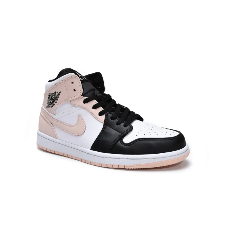 Air Jordan 1 Mid Arctic Orange Black Toe  554724-133 