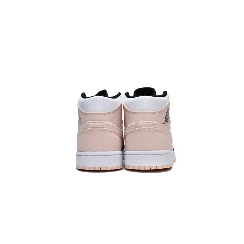 Air Jordan 1 Mid Arctic Orange Black Toe  554724-133 