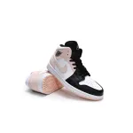 Air Jordan 1 Mid Arctic Orange Black Toe  554724-133 