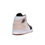 Air Jordan 1 Mid Arctic Orange Black Toe  554724-133 