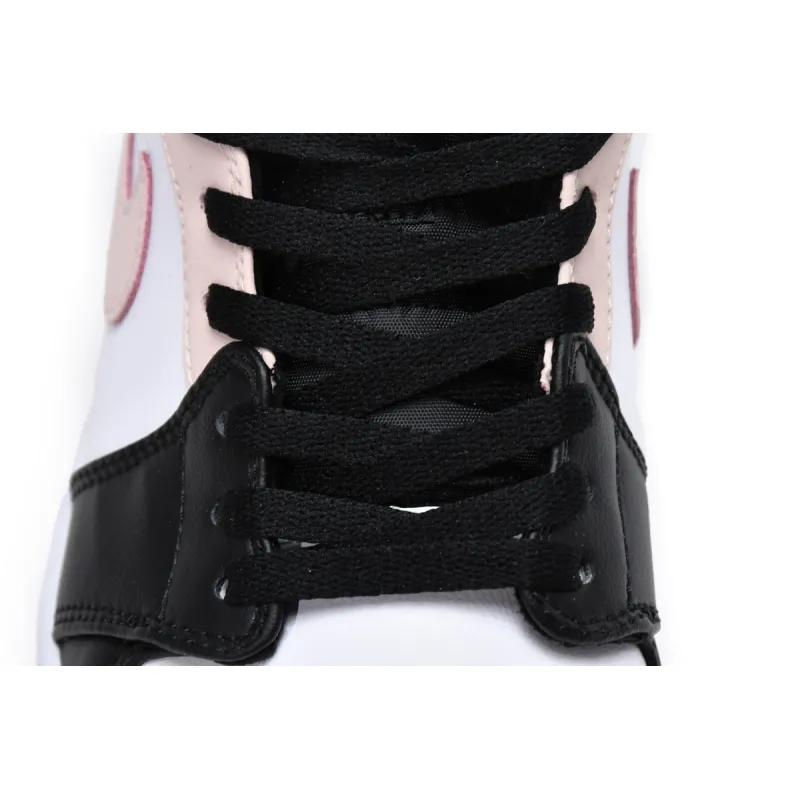 Air Jordan 1 Mid Arctic Orange Black Toe  554724-133 