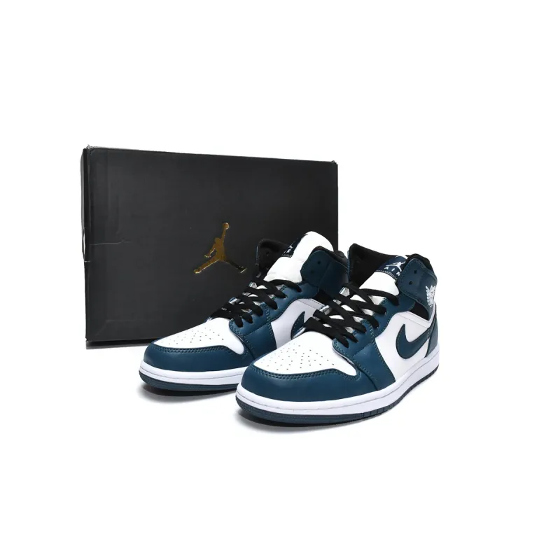 Air Jordan 1 Mid Armory Navy  554724-411