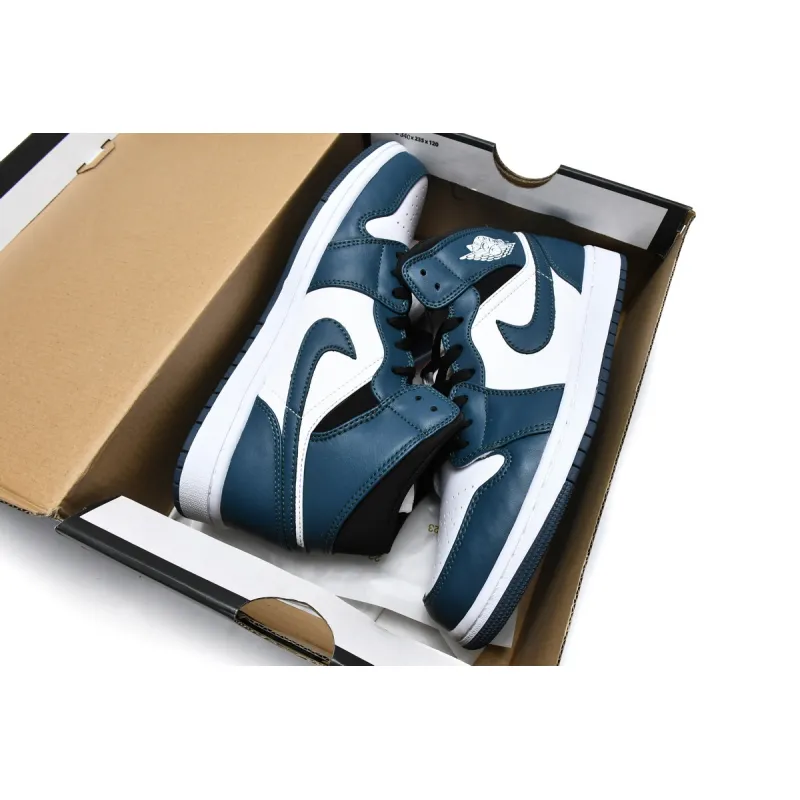Air Jordan 1 Mid Armory Navy  554724-411