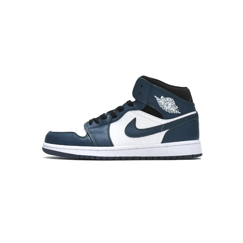 Air Jordan 1 Mid Armory Navy  554724-411
