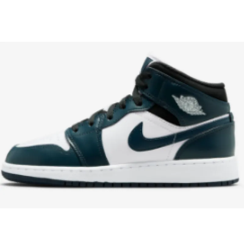 Air Jordan 1 Mid Armory Navy (GS)  554725—411