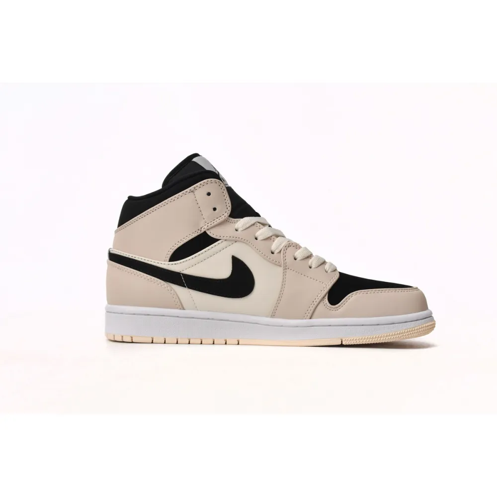 Air Jordan 1 Mid Barely Orange (Women's)  BQ6472-800