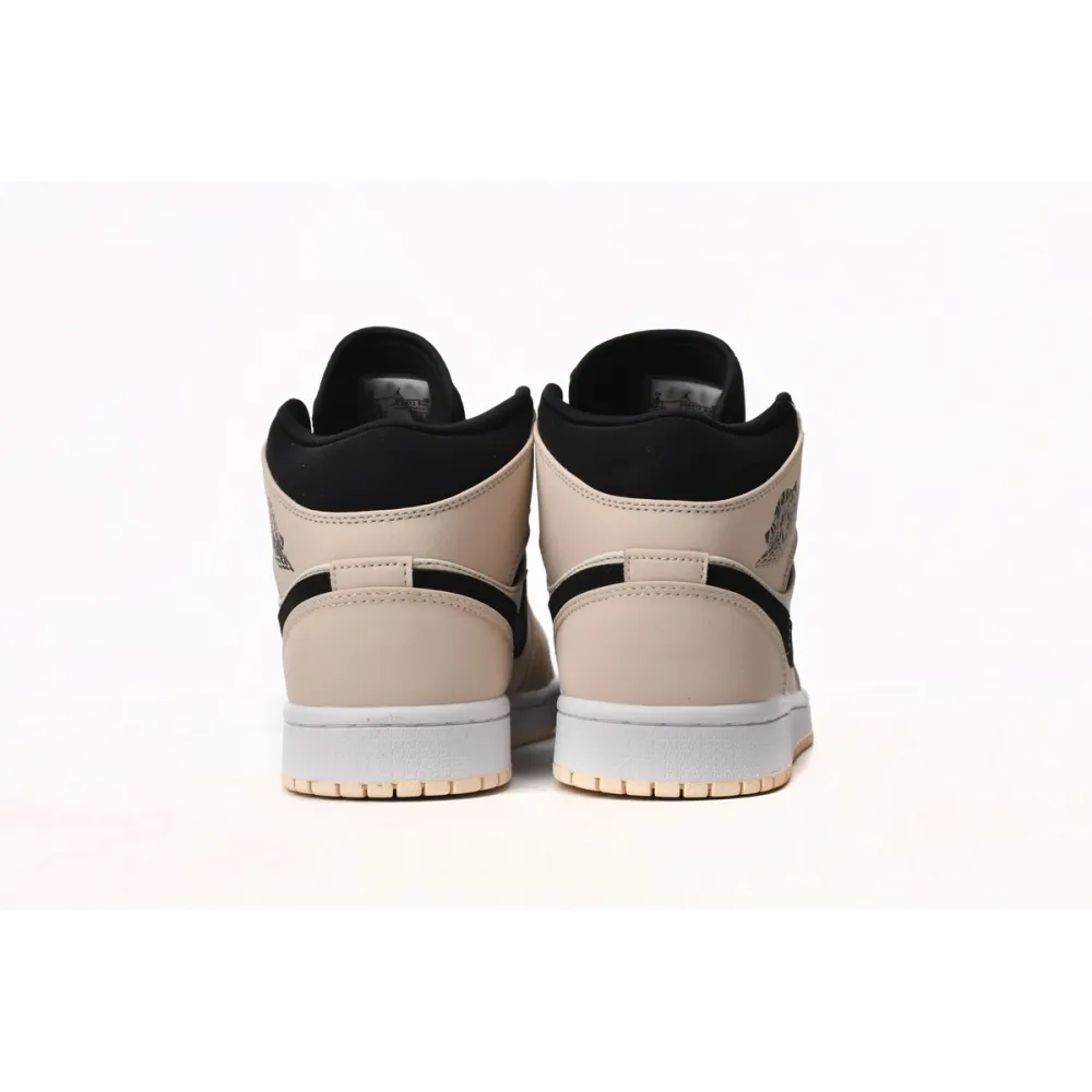 Air Jordan 1 Mid Barely Orange (Women's)  BQ6472-800