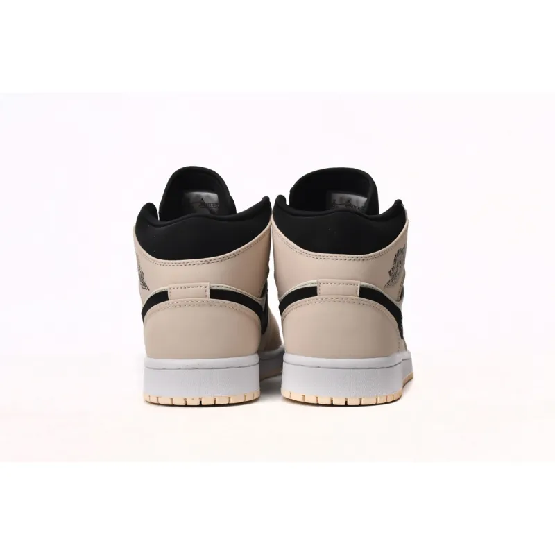 Air Jordan 1 Mid Barely Orange (Women's)  BQ6472-800