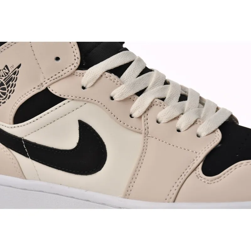 Air Jordan 1 Mid Barely Orange (Women's)  BQ6472-800