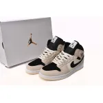 Air Jordan 1 Mid Barely Orange (Women's)  BQ6472-800