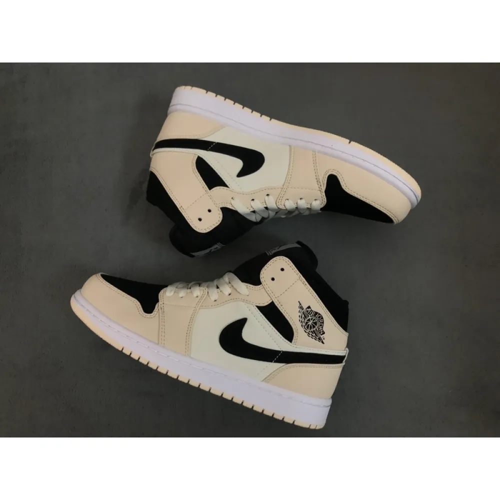 Air Jordan 1 Mid Barely Orange (Women's)  BQ6472-800