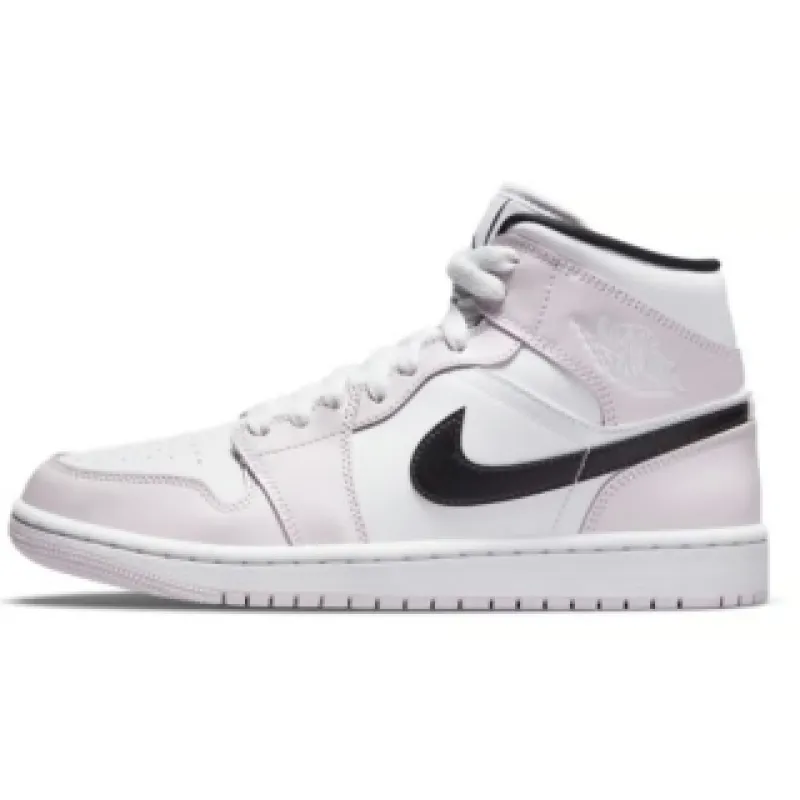 Air Jordan 1 Mid Barely Rose (Women's)  BQ6472—500