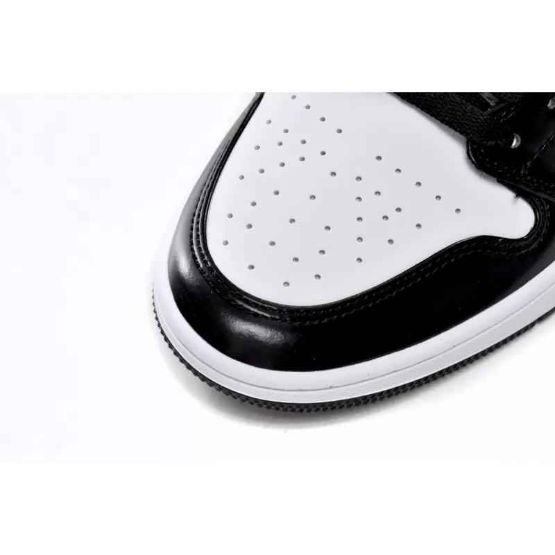 Air Jordan 1 Mid Black Racer Blue White (GS)  554725-084