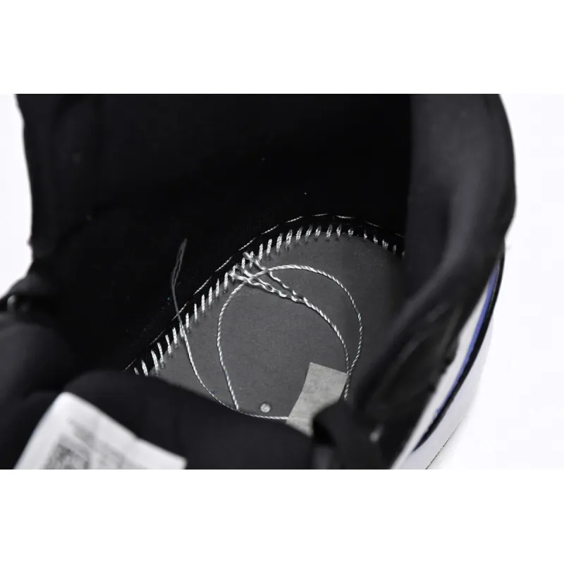 Air Jordan 1 Mid Black Racer Blue White (GS)  554725-084