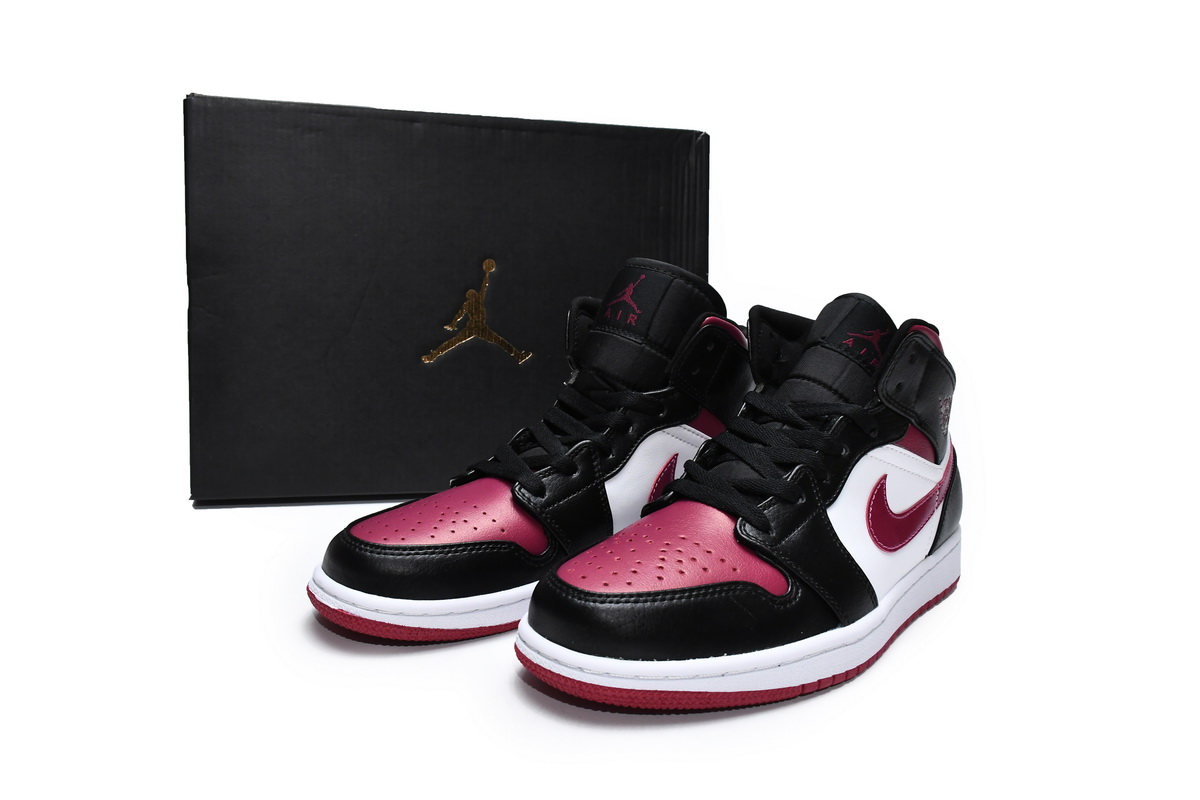 Air Jordan 1 Mid Bred Toe 554724-066