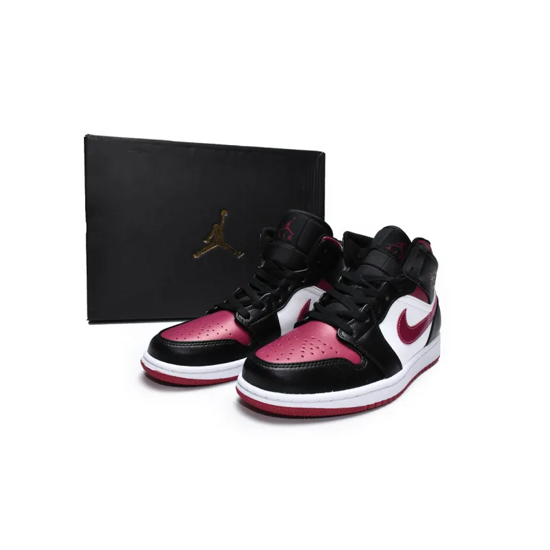 Air Jordan 1 Mid Bred Toe  554724-066