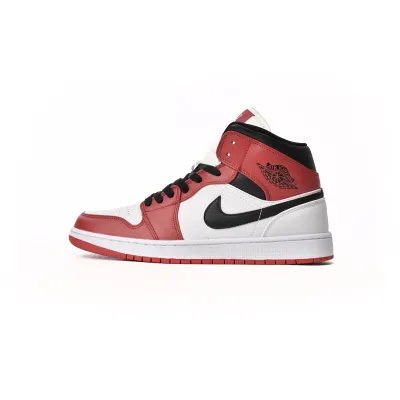 Air Jordan 1 Mid Chicago (2020) (GS)  554725-173  01