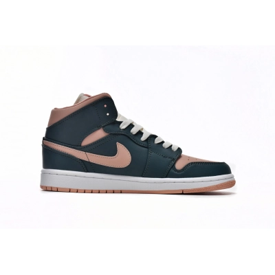 Air Jordan 1 Mid Dark Teal Green (Women's)   BQ6472-308 02