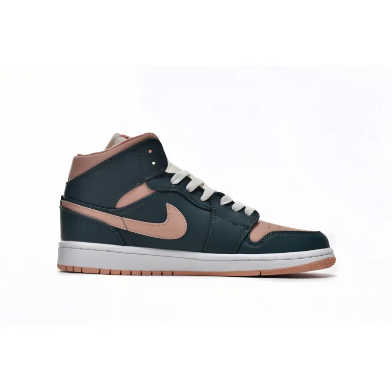 Air Jordan 1 Mid Dark Teal Green (Women's)   BQ6472-308