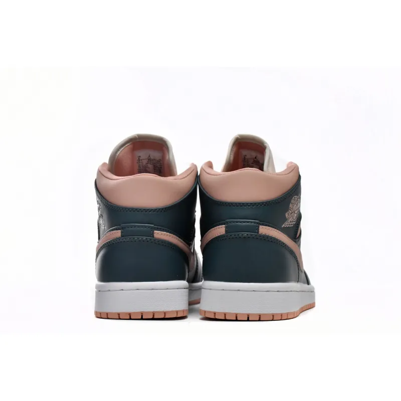 Air Jordan 1 Mid Dark Teal Green (Women's)   BQ6472-308
