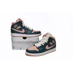 Air Jordan 1 Mid Dark Teal Green (Women's)   BQ6472-308