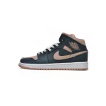 Air Jordan 1 Mid Dark Teal Green (Women's)   BQ6472-308