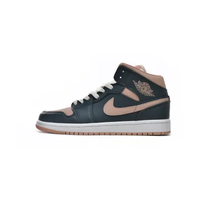 Air Jordan 1 Mid Dark Teal Green (Women's)   BQ6472-308 01