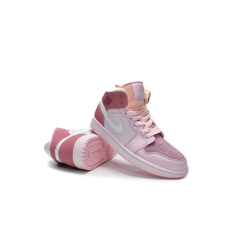 Air Jordan 1 Mid Digital Pink (Women's)  CW5379-600