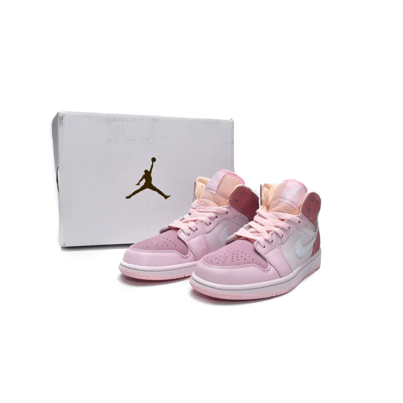 Air Jordan 1 Mid Digital Pink (Women's)  CW5379-600