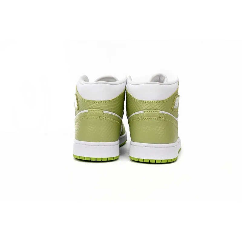 Air Jordan 1 Mid Green Python (Women's)  DV2959-113