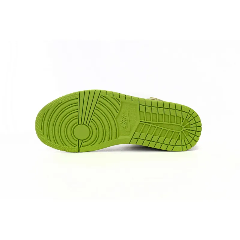 Air Jordan 1 Mid Green Python (Women's)  DV2959-113