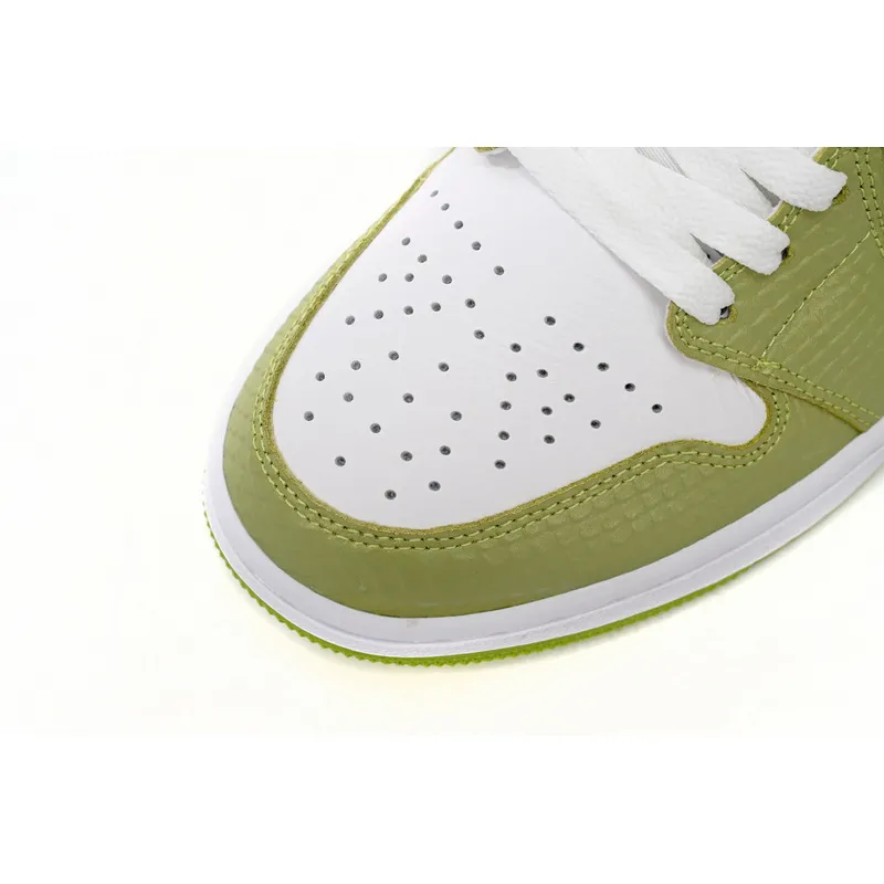 Air Jordan 1 Mid Green Python (Women's)  DV2959-113