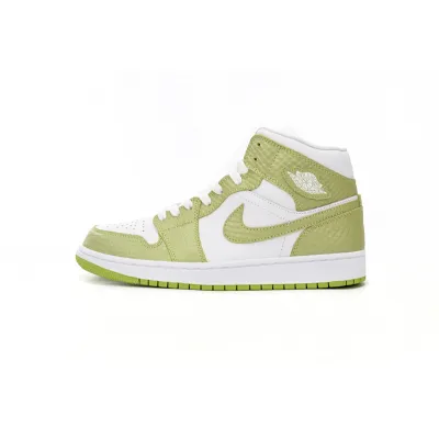 Air Jordan 1 Mid Green Python (Women's)  DV2959-113 01
