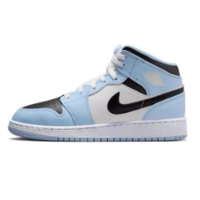 Air Jordan 1 Mid Ice Blue (2022) (GS)  555112—401 01