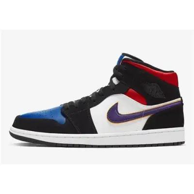 Air Jordan 1 Mid Lakers Top 3   852542-005 01