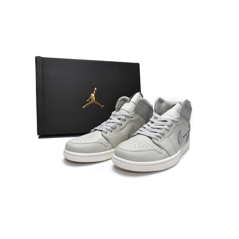 Air Jordan 1 Mid Light Bone  852542-003