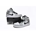 Air Jordan 1 Mid Light Smoke Grey  554724-092