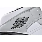 Air Jordan 1 Mid Light Smoke Grey  554724-092