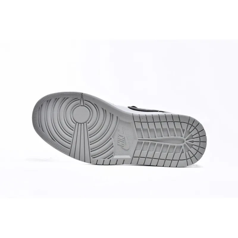 Air Jordan 1 Mid Light Smoke Grey  554724-092