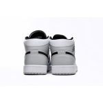 Air Jordan 1 Mid Light Smoke Grey  554724-092