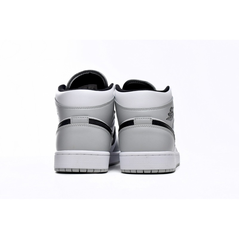 Air Jordan 1 Mid Light Smoke Grey  554724-092