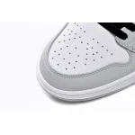 Air Jordan 1 Mid Light Smoke Grey  554724-092
