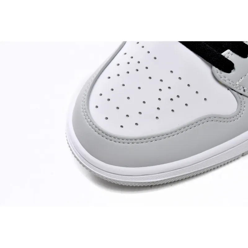 Air Jordan 1 Mid Light Smoke Grey  554724-092